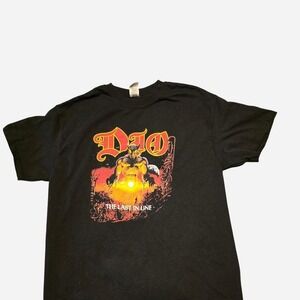 Vintage Style DIO The Last In Line Tour Graphic Band Tee